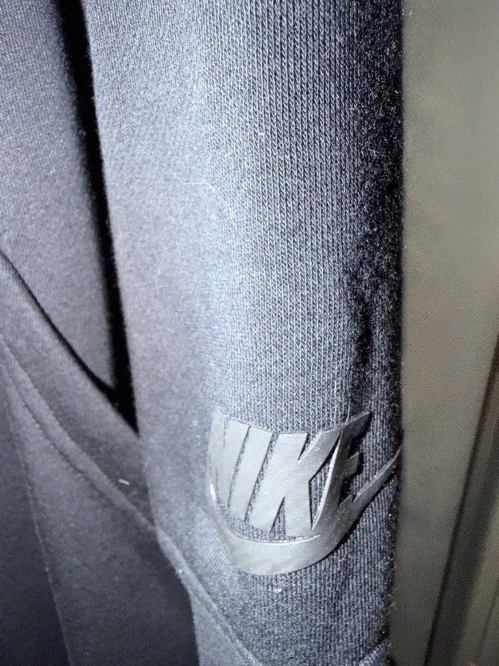 Nike Red Label sweatshirt. Women's Black Longline Open Cardigan. Sz 2x - Picture 2 of 5